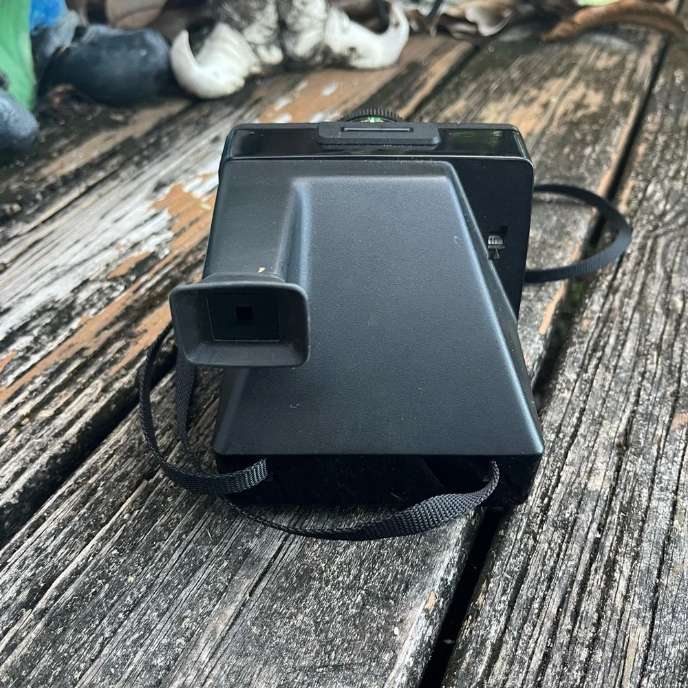 Classic Polaroid Pronto! Instant Land Camera WORKS Vintage 70s Black Strap